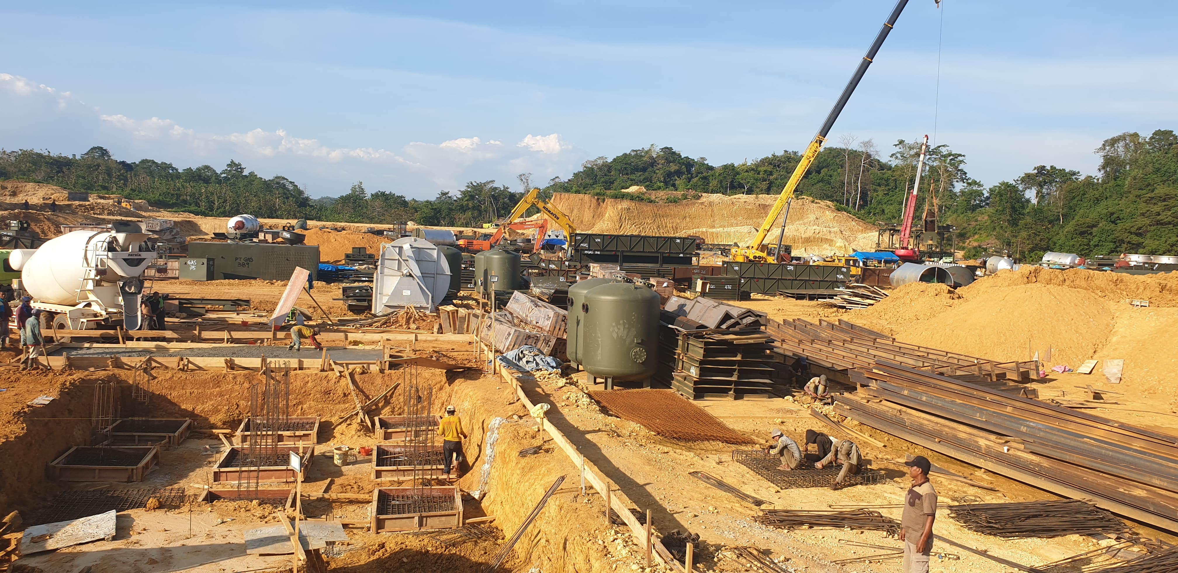 On-Site Construction Progress